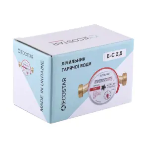 Лічильник гарячої води ECOSTAR DN15 1/2″ L110 E-C 2,5 №3