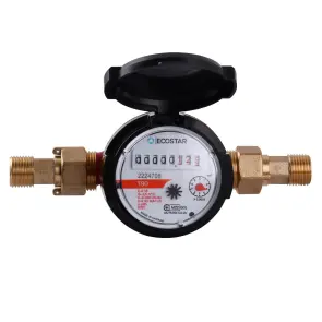 Счетчик горячей воды ECOSTAR DN15 1/2″ E-D R160 №1