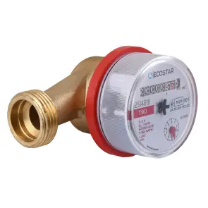 Лічильник гарячої води ECOSTAR DN20 3/4″ без штуцера L130 E-C 4,0 без КМЧ №2