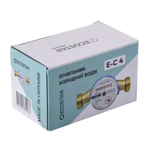 Лічильник холодної води ECOSTAR DN20 3/4″ БЕЗ ШТУЦЕРА L130 E-C 4,0 №5