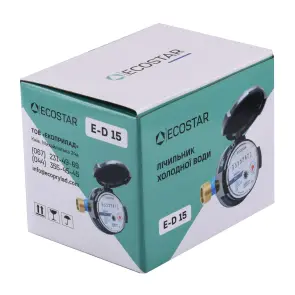 Счетчик холодной воды ECOSTAR DN15 1/2″ E-D R160 №5