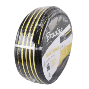 Шланг для полива BLACK COLOUR 1/2″ 20м, Bradas Польша черный WBC1/220 №4