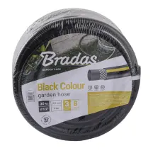 Шланг для полива BLACK COLOUR 1/2″ 30м, Bradas Польша черный WBC1/230
