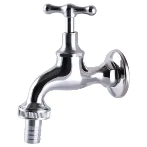Кран SOLOMON вентильный поливочный 1/2″ CHROM T5071 №1