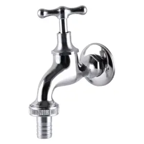 Кран SOLOMON вентильный поливочный 1/2″ CHROM T5071 №2