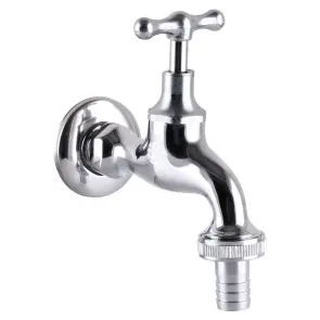 Кран SOLOMON вентильный поливочный 1/2″ CHROM T5071 №3