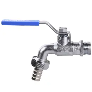 Кран ARCO кульовий для поливу 1/2″ 0413 NANO AntiLime довга ручка №1
