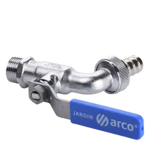Кран ARCO кульовий для поливу 1/2″ 0413 NANO AntiLime довга ручка №3