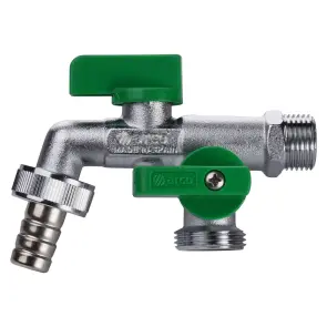 Кран шаровый поливочный двойной ARCO 1/2″x3/4″x3/4″ 00472 №2