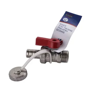 Кран слива/наполнения 1/2″ с заглушкой 504220 ARCO SPAIN Red №1