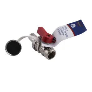 Кран слива/наполнения 1/2″ с заглушкой 504220 ARCO SPAIN Red №2
