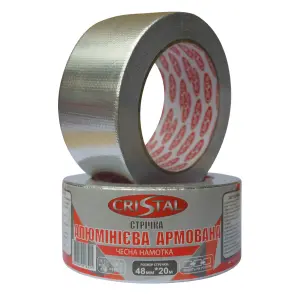 Стрічка алюмінієва армована CRISTAL 48мм х 20м №1