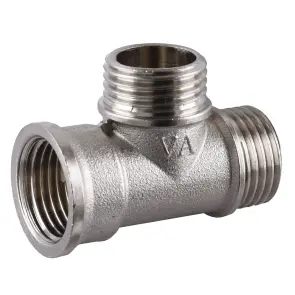 Трійник 1/2″ВЗЗ нікельований А0204А(нк) №2