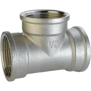 Тройник 1 1/4″ВВВ никелированный A0208-1А(нк) №1