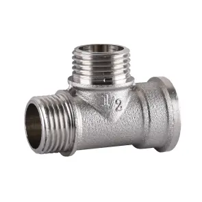 Трійник 1/2″ВЗЗ нікельований А0204А(нк) №3