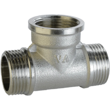 Трійник 3/4″ЗВЗ нікельований А0253А(нк)