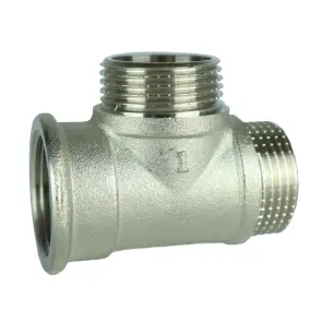 Тройник 1″ВНН никелированный А0272А(нк) №1