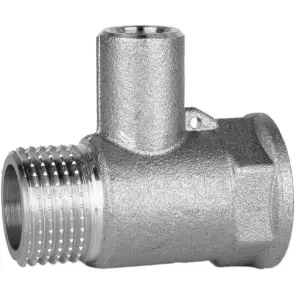 Тройник hедукционный 1/2″хМ10 х1/2″ВВН никелированный (термодатчик) А0202А(нк) №3