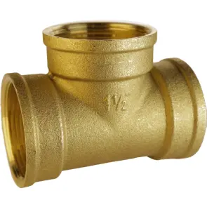 Трійник 1 1/2″ВВВ латунний A0207-1А №1