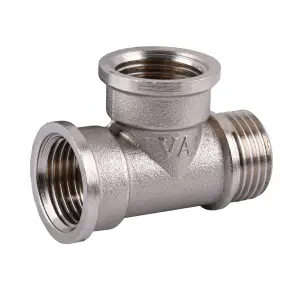 Тройник 1/2″ВВН никелированный А0213А(нк) №2