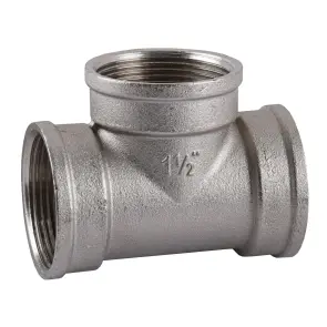 Тройник 1 1/2″ВВВ никелированный A0207-1А(нк) №2