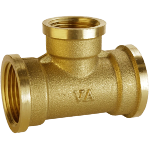 Трійник редукційний 3/4″х1/2″х3/4″ВВВ латунний А0212А №1