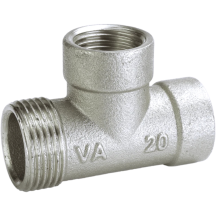 Тройник hедукционный 3/4″х1/2″х1/2″НВВ никелированный A0225А(нк) купить в Украине