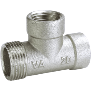 Трійник редукційний 3/4″х1/2″х1/2″ЗВВ нікельований A0225А(нк) №1