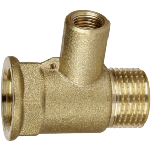 Трійник редукційний 1/2″х М10х1/2″ВВЗ латунний (термодатчик) А0202А №3