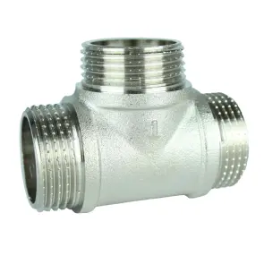 Трійник 1″ЗЗЗ нікельований А0275А(нк) №1