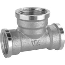 Трійник редукційний 1/2″х3/4″х1/2″ВВВ нікельований А0217А(нк) в магазині TVOE