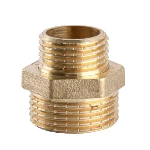 Ніпель редукційний 3/4″х1/2″ЗЗ латунний А0511А №3