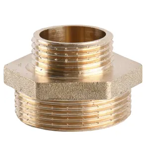 Ніпель редукційний 1 1/2″х 1″ЗЗ латунний А0509А №3