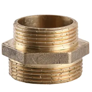 Ніпель редукційний 1 1/2″х1 1/4″ЗЗ латунний А0522А №2