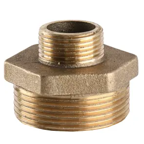 Ніпель редукційний 1 1/2″х 3/4″ЗЗ латунний А0510А №2