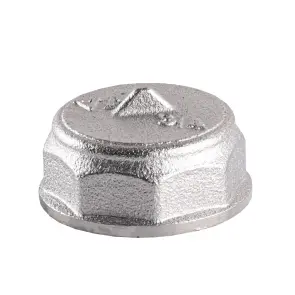 Заглушка 3/4″В нікельована А1002А(нк) №4