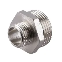 Ніпель редукційний 1″х 1/2″ЗЗ нікельований А0513А(нк) в магазині TVOE