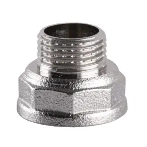 Перехідник редукційний 3/4″х1/2″ВЗ нікельований А0603А(нк) №2