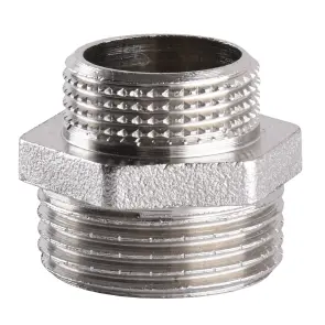 Ніпель редукційний 1″х3/4″ЗЗ нікельований А0512А(нк) №4