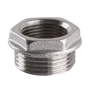 Футорка 1″х3/4″ЗВ нікельована А0705-1А(нк) №3