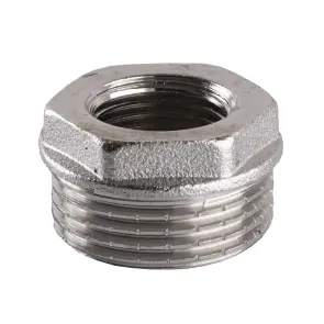 Футорка 1″х1/2″ЗВ нікельована А0704-1А(нк) №3
