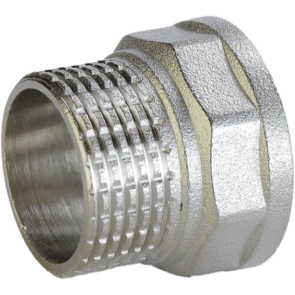 Перехідник 1/2″ВЗ нікельований А0601А(нк) №1