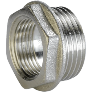 Футорка 1 1/4″х1″ЗВ нікельована А0712А(нк) №1