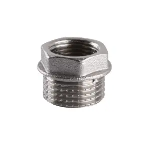 Футорка 1/2″х3/8″ЗВ нікельована А0752А(нк) №2