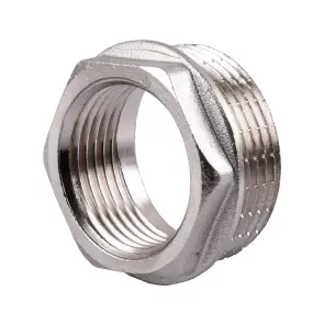 Футорка 1 1/4″х1″ЗВ нікельована А0712А(нк) №2