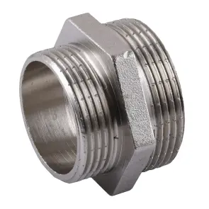 Ніпель редукційний 1 1/2″х1 1/4″ЗЗ нікельований А0522А(нк) №2