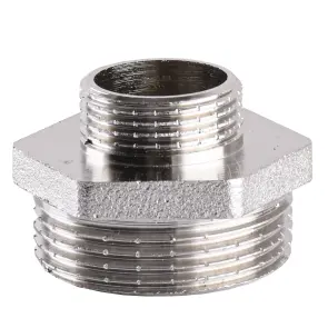 Ніпель редукційний 1 1/4″х 3/4″ЗЗ нікельований А0593А(нк) №4