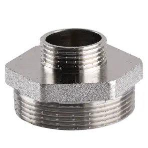 Ніпель редукційний 2″х 1″ЗЗ нікельований А0543А(нк) №3