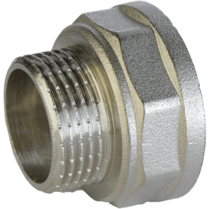 Перехідник редукційний 1 1/4″х 3/4″ВЗ нікельований А0607А(нк) №2