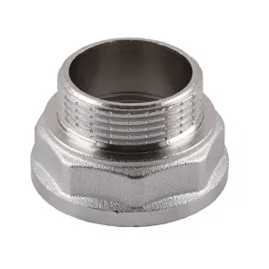Перехідник редукційний 1 1/2″х1 1/4″ВЗ нікельований А0618А(нк) №2
